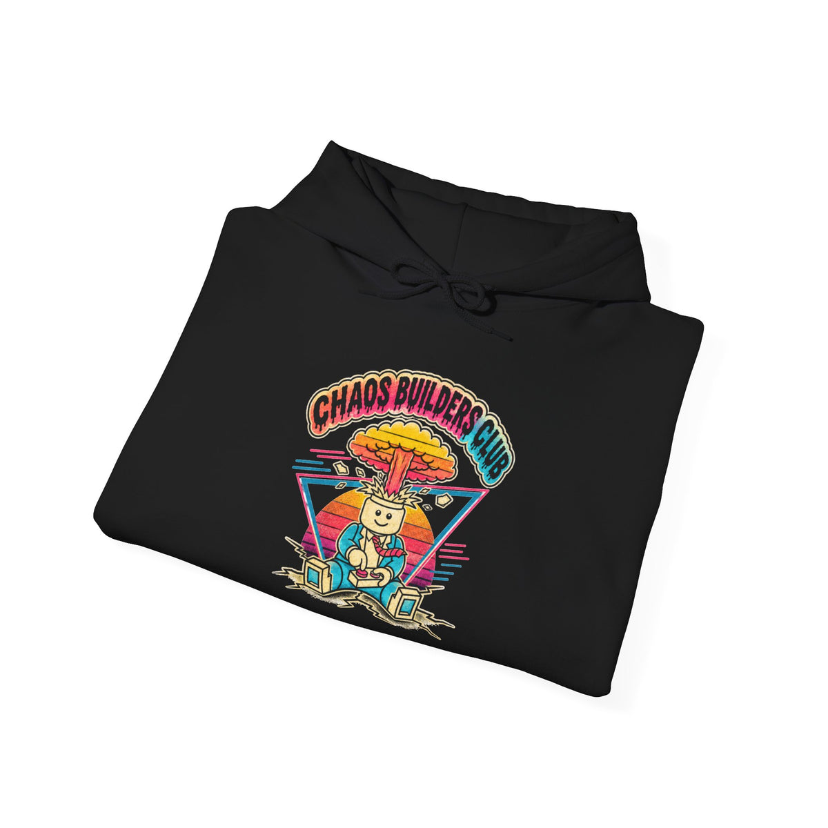 Chaos Builder Club Hoodie — Retro Graphic Hooded Sweatshirt