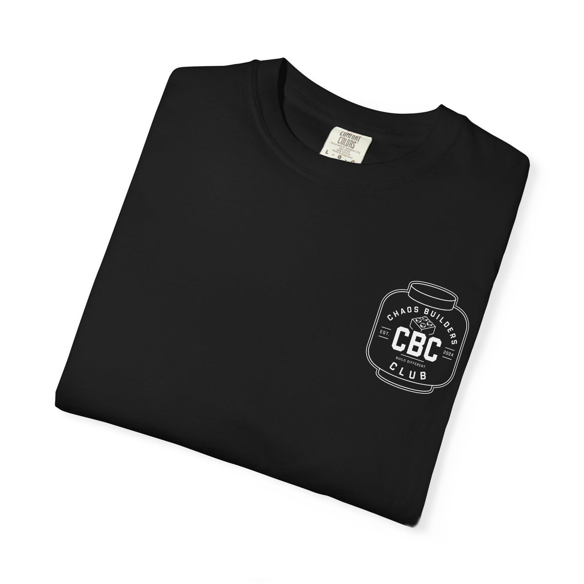 Chaos Builders Club CBC  T-Shirt — brick  head  logo Graphic Tee