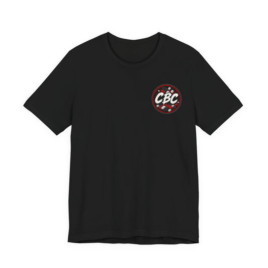 Chaos Builder T‑Shirt — “Dump The Bricks” CBC Pocket & Back Graphic