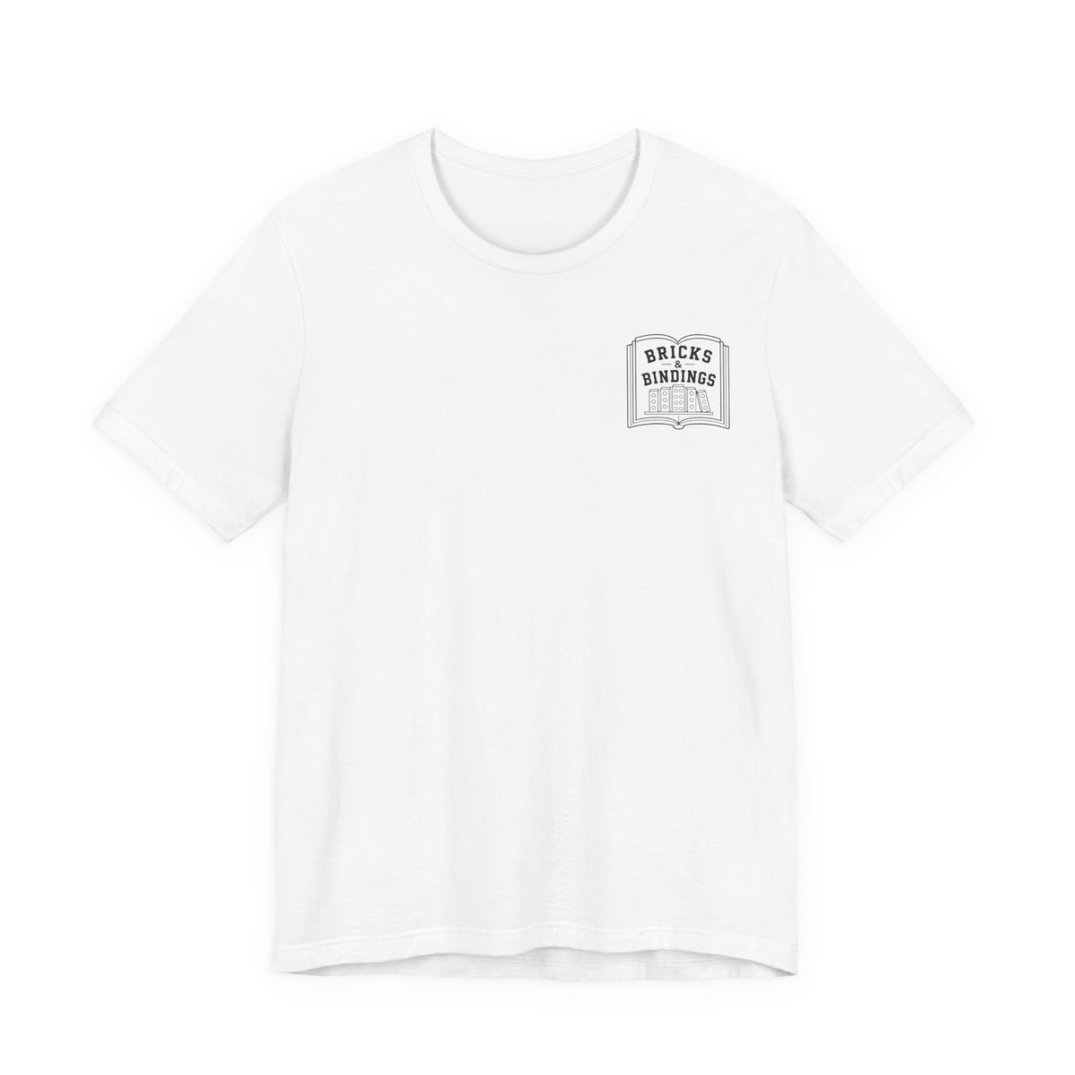 Bricks & Bindings Graphic Tee — Book Lover LEGO Fan T-Shirt - Bricks & Bindings Collection